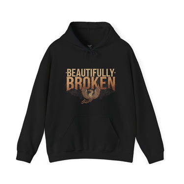 Jelly Beautifully Broken Double Sided Hoodie - Adult Unisex - Sunlit Funlit Country Music Tees